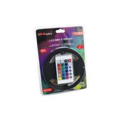 ΛΩΡΙΔΑ LED SMD KIT 12V DC 5M RGB IP65 ΤΗΛΕΧΕΙΡΙΣΤΗΡΙΟ PLUG DRIVER
