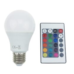 LED SMD A60 8W IR RGB 3000K 230V AC 650LM RA80 30000HRS 270° 1xE27