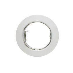 ΣΠΟΤ ΧΩΝΕΥΤΟ ΣΤΡΟΓΓΥΛΟ ΛΕΥΚΟ ΣΥΜΒΑΤΙΚΟ 1xGU10 IP20 Φ75mm