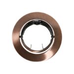 ΣΠΟΤ ΧΩΝΕΥΤΟ ΚΙΝΗΤΟ ΣΤΡΟΓΓΥΛΟ ΧΑΛΚΙΝΟ ΣΥΜΒΑΤΙΚΟ 1xGU10 IP20 Φ81mm