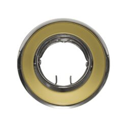 ΣΠΟΤ ΧΩΝΕΥΤΟ ΚΙΝΗΤΟ ΣΤΡΟΓΓΥΛΟ ΑΤΣΑΛΙ ΧΡΥΣΟ & ΑΣΗΜΙ ΠΕΡΛΕ ΣΥΜΒΑΤΙΚΟ 1xG4 IP20 Φ64mm