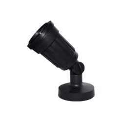 PAR38 - ΣΠΟΤ ΤΟΙΧΟΥ PC ΜΑΥΡΟ ΣΥΜΒΑΤΙΚΟ 1xΕ27 IP54 80x100x220mm