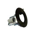 ΣΠΟΤ ΧΩΝΕΥΤΟ ΣΤΡΟΓΓΥΛΟ ΑΤΣΑΛΙ ΑΜΜΩΔΕΣ ΜΑΥΡΟ ΣΥΜΒΑΤΙΚΟ 1xE27  IP20 Φ128x115mm