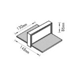 ΑΠΛΙΚΑ UP-DOWN ΤΕΤΡΑΓΩΝΗ ΓΥΑΛΙ ΜΕΓΑΛΗ - Image 2