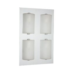 NETTO ΦΩΤΙΣΤΙΚΟ ΕΠΙΤΟΙΧΟ ΓΚΡΙ ΜΕΤΑΛΛΙΚΟ ΣΥΜΒΑΤΙΚΟ 4ΧG9 IP20 240Χ3800Χ70mm