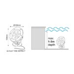 LED ΦΩΤΙΣΤΙΚΟ 12V AC/DC 6W SS304 IP68 400LM 3000K 60° Ra80 30.000HRS - Image 2