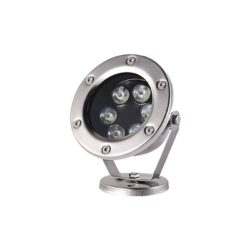 LED ΦΩΤΙΣΤΙΚΟ 12V AC/DC 6W SS304 IP68 RGB RF 60° Ra80 30.000HRS