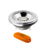 LED COB DIM AR111 15W 4000K 230V AC 920LM RA90 30000HRS 20° 1xG53