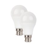 LED SMD B22 A60 7W 4000K 230V AC 580LM RA80 30000HRS 270° DUO PACK