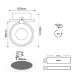 Υ/Κ ΣΠΟΤ ΧΩΝ. ΛΕΥΚΟ ΜΑΤ 10W COBEPISTARLED 6.400K 800LM 0-359 0- - Image 8