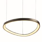 HARMONY-ΦΩΤΙΣΤΙΚΟ ΚΡΕΜΑΣΤΟ ΜΑΥΡΟ ΜΑΤ ΑΛΟΥΜΙΝΙΟΥ LED SMD 44W CCT 4670LM IP20 Φ600Χ1200ΜΜ