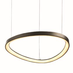 HARMONY-ΦΩΤΙΣΤΙΚΟ ΚΡΕΜΑΣΤΟ ΜΑΥΡΟ ΜΑΤ ΑΛΟΥΜΙΝΙΟΥ LED SMD 44W CCT 4670LM IP20 Φ600Χ1200ΜΜ