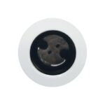 ΣΠΟΤ ΧΩΝΕΥΤΟ ΣΤΡΟΓΓΥΛΟ ΑΛΟΥΜΙΝΙΟ ΛΕΥΚΟ ΣΥΜΒΑΤΙΚΟ 1xG4 IP20 Φ36x35.8mm