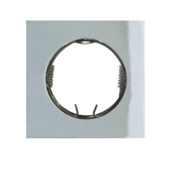 ΣΠΟΤ ΧΩΝΕΥΤΟ ΤΕΤΡΑΓΩΝΟ ΑΛΟΥΜΙΝΙΟ ΝΙΚΕΛ ΣΥΜΒΑΤΙΚΟ 1xGU10 IP20 Φ75mm