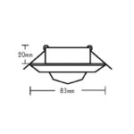 ΣΠΟΤ Νο3181 ΝΙΚΕΛ ΜΑΤ-ΜΠΛΕ ΓΥΑΛΙ - Image 4