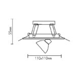 ΣΠΟΤ Νο3234  ΧΩΝΕΥΤΟ MR16 ΝΙΚΕΛ ΜΑΤ - Image 4