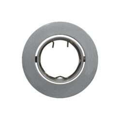 ΣΠΟΤ ΕΣΩΤΕΡΙΚΟΥ ΧΩΡΟΥ ΧΩΝΕΥΤΟ ΚΙΝΗΤΟ ΣΤΡΟΓΓΥΛΟ ΑΤΣΑΛΙ ΜΕΤΑΛΛΙΚΟ ΓΚΡΙ ΣΥΜΒΑΤΙΚΟ 1xG4 IP20 Φ64mm