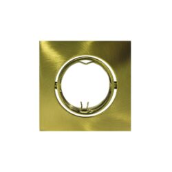 ΣΠΟΤ ΕΣΩΤΕΡΙΚΟΥ ΧΩΡΟΥ ΧΩΝΕΥΤΟ ΚΙΝΗΤΟ ΤΕΤΡΑΓΩΝΟ ΑΛΟΥΜΙΝΙΟ ΧΡΥΣΟ ΜΑΤ ΣΥΜΒΑΤΙΚΟ 1xGU10 IP20 Φ83mm