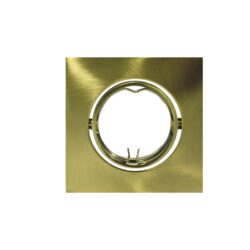 ΣΠΟΤ ΕΣΩΤΕΡΙΚΟΥ ΧΩΡΟΥ ΧΩΝΕΥΤΟ ΚΙΝΗΤΟ ΤΕΤΡΑΓΩΝΟ ΑΛΟΥΜΙΝΙΟ ΜΝΠΡΟΝΖΕ ΣΥΜΒΑΤΙΚΟ 1xG4 IP20 Φ63mm