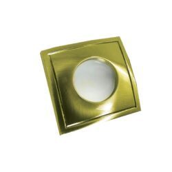 ΣΠΟΤ ΕΣΩΤΕΡΙΚΟΥ ΧΩΡΟΥ ΧΩΝΕΥΤΟ ΚΙΝΗΤΟ ΤΕΤΡΑΓΩΝΟ ΑΛΟΥΜΙΝΙΟ ΧΡΥΣΟ ΜΑΤ ΣΥΜΒΑΤΙΚΟ 1xGU10 IP45 Φ82x45mm