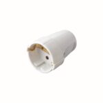 ΦΙΣ ΣΟΥΚΟ ΘΗΛΥΚΟ ΜΕ ΑΣΦΑΛΕΙΑ ΓΙΑ ΧΡΗΣΗ ΜΕ ΚΑΛΩΔΙΟ ΛΕΥΚΟ 250V 16A IP20