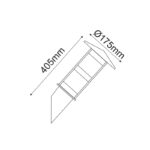 LOOP IV - ΦΩΤΙΣΤΙΚΟ ΚΗΠΟΥ ΑΝΟΞΕΙΔΩΤΟ ΑΤΣΑΛΙ ΜΕ ΟΠΑΛ ΚΑΛΥΜΜΑ & ΑΝΙΧΝΕΥΤΗ ΚΙΝΗΣΗΣ ΣΥΜΒΑΤΙΚΟ 1XE27 IP45 Φ175x405mm - Image 2