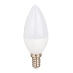 LED SMD C37 5W 6000K 230V AC 470LM RA80 30000HRS 200° 1xE14