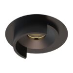 CAPISUR-ΠΡΟΣΟΨΗ 2 ΓΙΑ ΣΠΟΤ ΧΩΝΕΥΤΟ ΜΑΥΡΟ ΑΛΟΥΜΙΝΙΟΥ ΝΤΟΥΛΑΠΑΣ (Φ32-Φ22.4MM)X8MM (EXTERIOR PART)