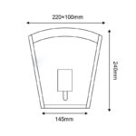 ΦΩΤΙΣΤΙΚΟ 150cm  ΓΙΑ ΜΟΝΟ ΛΑΜΠΤΗΡΑ LED Τ8 230V - Image 2