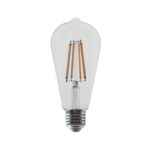 FILAMENT LED  ST64 10W 2700K 230V AC 1220LM RA80 30000HRS 360° 1xE27