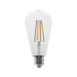 FILAMENT LED ST64  8W 2700K 230V AC 980LM RA80 30000HRS 360° 1xE27