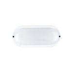 LED PC WHITE WALL LUMINAIRE 230V AC IP65 20W 1800lm 6000K 110° Ra80