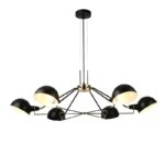 NETTO ΦΩΤΙΣΤΙΚΟ ΚΡΕΜΑΣΤΟ ΜΑΥΡΟ ΜΕΤΑΛΛΙΚΟ ΣΥΜΒΑΤΙΚΟ 6ΧΕ14 IP20 Φ1000Χ1000mm