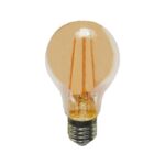 FILAMENT LED ΚΕΧΡΙΜΠΑΡΙ STEP-DIM A60 8W ΚΕΧΡΙΜΠΑΡΙ 2700K 230V AC 940LM RA80 30000HRS 360° 1xE27