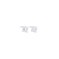 SET OF WHITE ΠΛΑΣΤΙΚΟ END CAPS FOR PROFILE P115