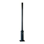 POLE - ΚΟΛΩΝΑ ΧΑΛΥΒΔΙΝΗ ΓΙΑ ΒΑΣΗ 300x300mm ΠΛΑΚΑ ΕΔΡΑΣΗΣ RAL C0026 Φ60x114x4000mm
