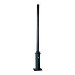 POLE - ΚΟΛΩΝΑ ΧΑΛΥΒΔΙΝΗ ΓΙΑ ΒΑΣΗ 300x300mm ΠΛΑΚΑ ΕΔΡΑΣΗΣ RAL C0026 Φ60x114x4000mm