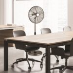 "ΑΝΕΜΙΣΤΗΡΑΣ ΜΕΤΑΛΛΙΚΟΣ ΜΕ ΟΡΘΟΣΤΑΤΗ ΝΙΚΕΛ ΜΕ 4  ΠΤΕΡΥΓΙΑ ΜΕΤΑΛΛΙΚΑ AC 60W Φ450mm - Image 3