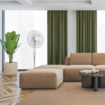 ΑΝΕΜΙΣΤΗΡΑΣ ΜΕ ΟΡΘΟΣΤΑΤΗ ΛΕΥΚΟΣ ΜΕ 3 ΠΤΕΡΥΓΙΑ ΜΕΤΑΛΛΙΚΑ AC 55W Φ450mm - Image 2