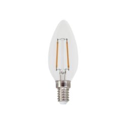 FILAMENT LED C35 2W 6500K 230V AC 265LM RA80 30000HRS 360° 1xE14