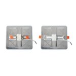 FLEXIBLE W SQUARE LED SLIM PANEL 15W 3000K 1300LM 230V AC Φ50-150 120° Ra80 - Image 2