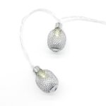 ΔΙΑΚΟΣΜΗΤΙΚΑ ΛΑΜΠΑΚΙΑ ΑΝΑΝΑ ΜΕΤΑΛΛΙΚΟ ΑΣΗΜΙ 10 LED ΣΕ ΣΕΙΡΑ ΘΕΡΜΟ ΛΕΥΚΟ ΜΠΑΤΑΡΙΕΣ 3xΑΑ ΜΕ ΚΑΛΩΔΙΟ ΔΙΑΦΑΝΟ 300mm IP20 1350mm