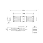 LED MODULE ΣΥΜΜΕΤΡΙΚΟΥ ΦΩΤΙΣΜΟΥ 230V AC 60W 4.000K 6.600LM 90˚ IP66 50.000HRS - Image 2