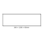 LED ΠΑΝΕΛ ΠΛΑΙΣΙΟ ΟΡΟΦΗΣ ΜΕ ΒΙΔΕΣ ΑΛΟΥΜΙΝΙΟ ΓΙΑ OTIS*N & ROVE & DEBA & TREGO 300X1200X65mm - Image 2