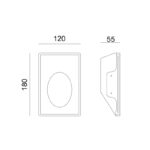LED ΓΥΨΙΝΟ TRIMLESS Φ/Σ ROSIE ΕΜΜΕΣΟΥ ΦΩΤΙΣΜΟΥ CREE 1.5W 3000K 150LM 230V AC RA80 - Image 2