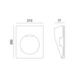 LED ΓΥΨΙΝΟ TRIMLESS Φ/Σ SKYE ΕΜΜΕΣΟΥ ΦΩΤΙΣΜΟΥ CREE 1.5W 3000K 150LM 230V AC RA80 - Image 2