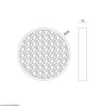 LED ΓΥΨΙΝΟ Φ/Σ ΟΡΟΦΗΣ-ΕΠΙΤΟΙΧΟ ΦΥΣΙΚΟ 24W 680Lm 3000K Φ450Χ70 MOND - Image 3