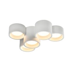 ΓΥΨΙΝΟ 5 ΣΤΡΟΓΓΥΛA Φ/Σ ΟΡΟΦΗΣ ΦΥΣΙΚΟ 370*240*150 GENI 5*GX53