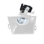 ΣΠΟΤ ΧΩΝΕΥΤΟ ΚΙΝΗΤΟ ΚΡΥΦΟΥ ΦΩΤΙΣΜΟΥ ΣΥΜΒΑΤΙΚΟ GU10 &  LED ΛΕΥΚΟ IP20 88x88mm