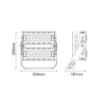LED ΦΩΤΙΣΤΙΚΟ ΥΨΗΛΗΣ ΙΣΧΥΣ 230V AC 240W 37200LM 5000K 60° IP66 IK10 - Image 2